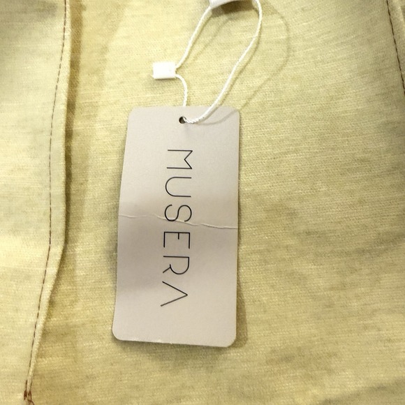 MUSERA Faux Leather Halter Top Size S Burnt Orange Lace Up Front Y2K NWT - Picture 5 of 8